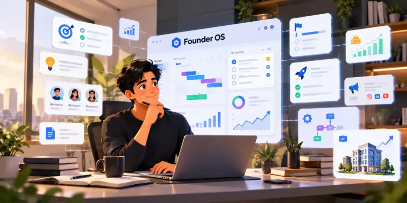 Founder OS — founder productivity app